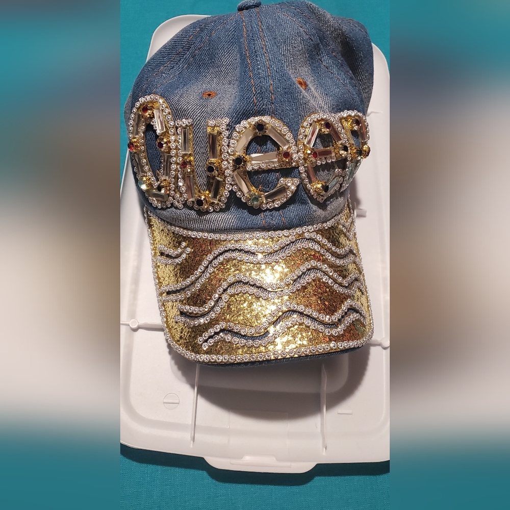 Bling Jean Bling Queen Hat